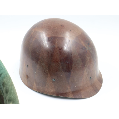 2152 - Vietnam War Era US M1 Helmet & Liner with reservable cover that is marked Dept of the Navy procureme... 