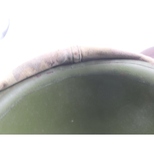 2152 - Vietnam War Era US M1 Helmet & Liner with reservable cover that is marked Dept of the Navy procureme... 