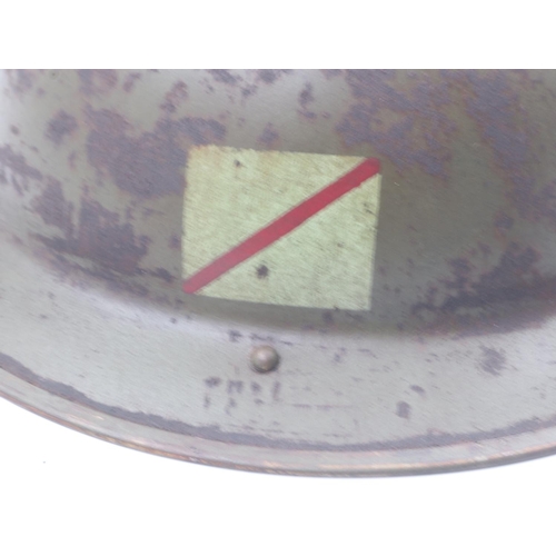 2155 - 1939 Dated British Mk II Helmet and liner with unit flash of the Durham Light Infantry, dated 1939. ... 