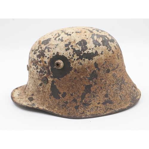 2160 - Scarce M27 Irish Army Helmet. These were based on the German M16, made by the Vickers Machine Gun Fa... 