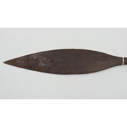 2172 - Zulu Throwing Spear Head. Not available for in-house P&P