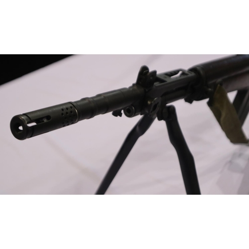 2200 - Italian Beratta BM59 assault rifle, with tri pod and grenade launcher sight, moving parts, and curre... 