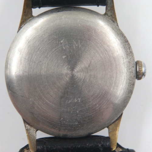 2213 - WWII German Aristo Luftwaffe Wristwatch. Case Marked RLM 702265. Recently serviced, working at lotti... 