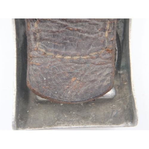 2215 - WWII German aluminium army belt buckle. UK P&P Group 1 (£16+VAT for the first lot and £2+VAT for sub... 