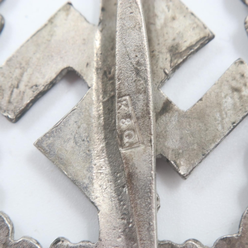 2235 - Third Reich SA Silver Grade Sports Badge for Disabled Veterans. UK P&P Group 1 (£16+VAT for the firs... 