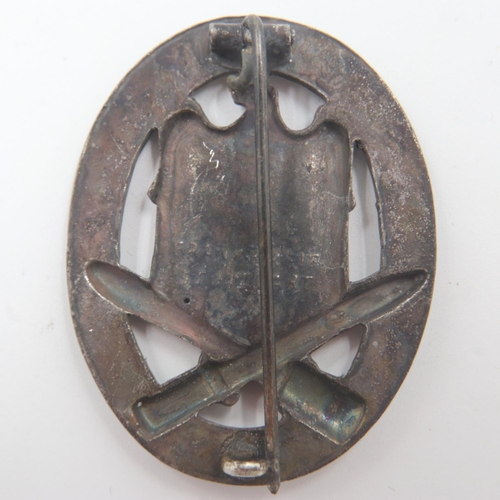 2246 - Third Reich General Assault Badge. Maker Marked. UK P&P Group 1 (£16+VAT for the first lot and £2+VA... 