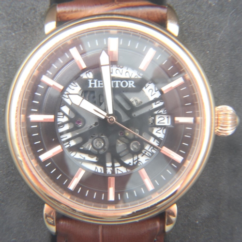 87 - Gents Heritor wristwatch, new old stock. UK P&P Group 1 (£16+VAT for the first lot and £2+VAT for su... 