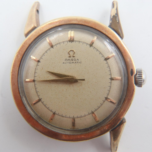 92 - OMEGA: gents wristwatch head, lacking one lug, working at lotting up. D: 33 mm excluding crown. UK P... 