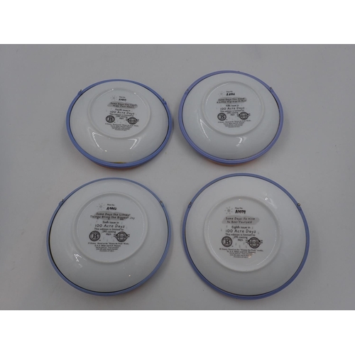 165 - Four Winnie The Pooh figure plaques. UK P&P Group 3 (£30+VAT for the first lot and £8+VAT for subseq... 