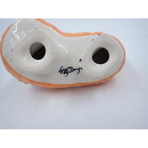 195 - Lorna Bailey dog, Doodle, no cracks or chips. H: 9cm. UK P&P Group 1 (£16+VAT for the first lot and ... 