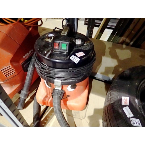 1817 - NuMatic NVQ 380B-22 230v vacuum with two settings. All electrical items in this lot have been PAT te... 