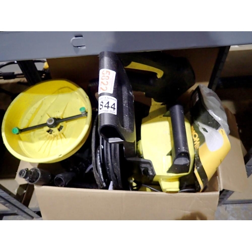 1844 - Boxed Karcher K3 jet wash with accessories. All electrical items in this lot have been PAT tested fo... 