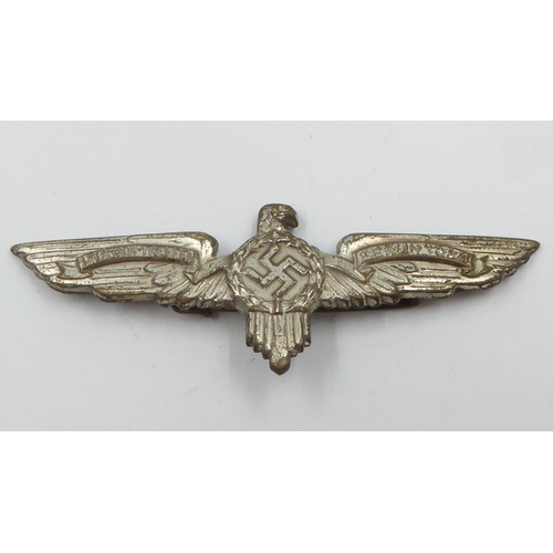 2277 - Third Reich period SA 1934 first Flieger Rally badge. UK P&P Group 1 (£16+VAT for the first lot and ... 