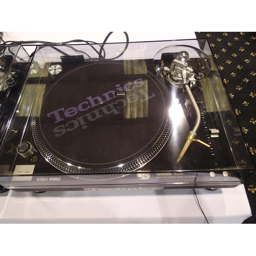 313 - Pair of Technics quartz direct drive turntables, SL-1210MSG. All electrical items in this lot have b... 