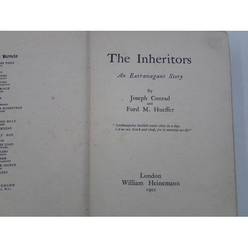 108B - The Inheritors by Joseph Conrad and Ford M Hueffer, first edition. UK P&P Group 2 (£20+VAT for the f... 