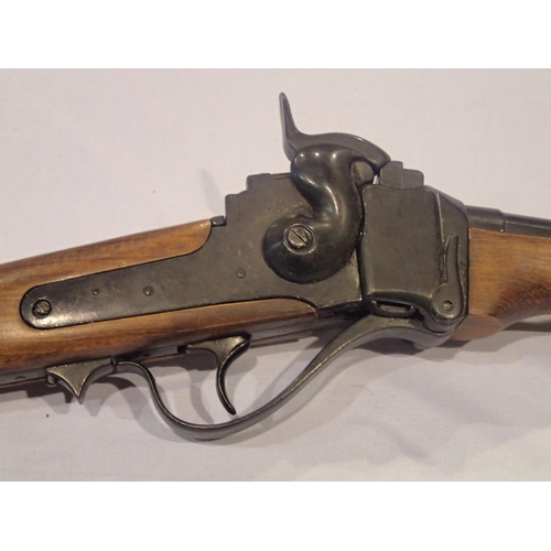 2085 - ***WITHDRAWN***Replica Sharps single action rifle, moving parts. UK P&P Group 3 (£30+VAT for the fir... 