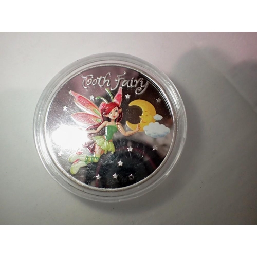 1085A - Tooth fairy gift commemorative token. UK P&P Group 1 (£16+VAT for the first lot and £2+VAT for subse... 