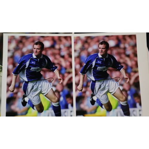 2035 - Collection of mixed signed Everton Football club pictures of players. UK P&P Group 2 (£20+VAT for th... 