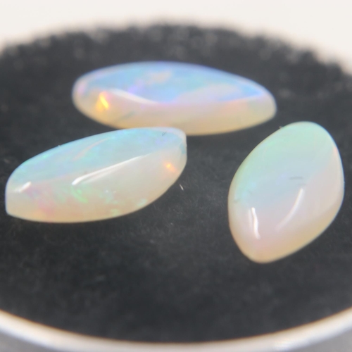 42 - Natural loose marquise shaped opals, largest is 10 mm x 5 mm. UK P&P Group 0 (£6+VAT for the first l... 