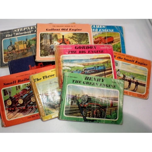 1066 - Ten The Railway Series (Thomas The Tank Engine And Friends) books by Rev W Awdry. UK P&P Group 1 (£1... 