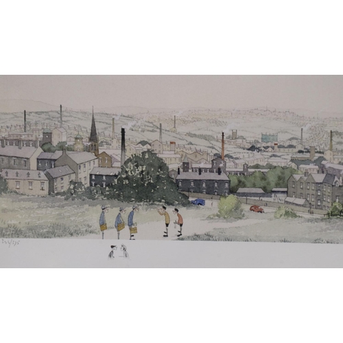 2024 - Geoffrey W Birks (1929-1993): artist signed limited edition print, Snobby Kids, 306/375 with Fine Ar... 