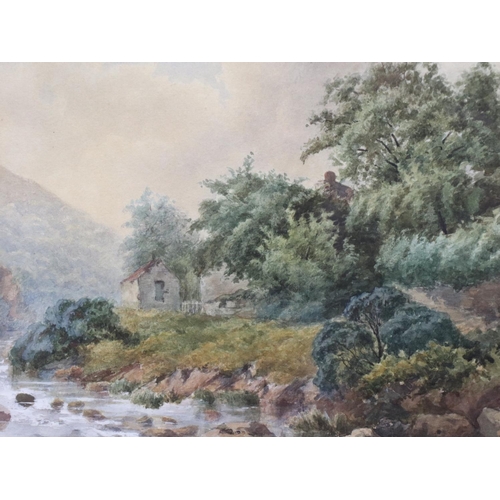 2030 - F A Garland (18th/19th century): watercolour, Near St Johns, signed and dated 1820, image 28 x 22 cm... 