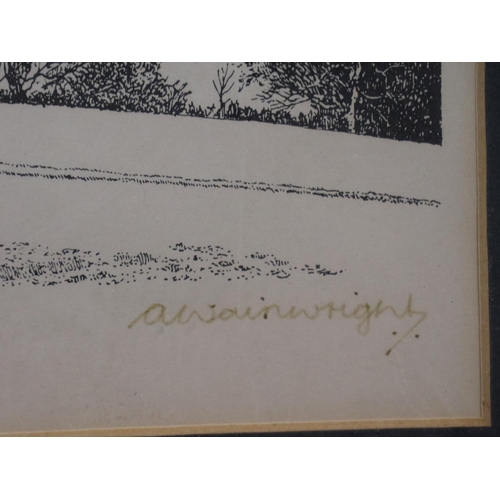 2032 - Alfred Wainwright (1907-1991): artist signed lithograph, The North-Western Fells, image 23 x 18cm, o... 