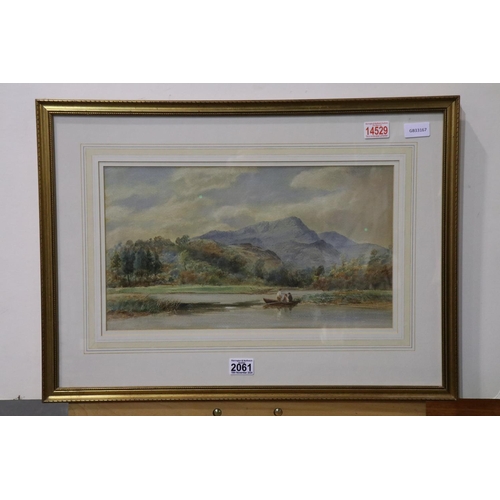 2061 - Attributed to John Frederick Taylor PRWS (1802-1899): watercolour, Nr Langdales in Lake District, un... 