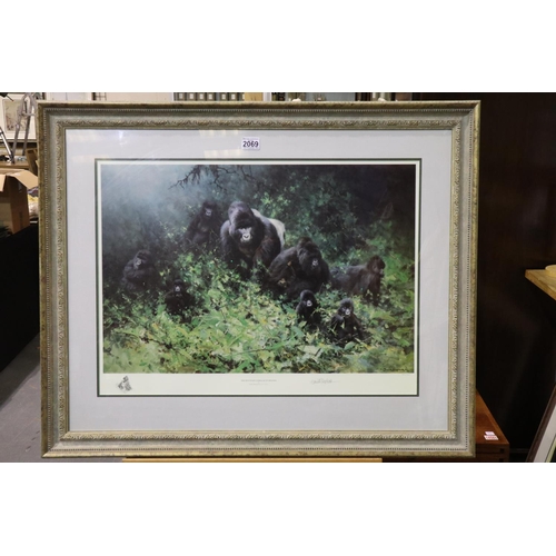 2069 - David Shepherd OBE FRSA (1931-2017): artist signed limited edition print, The Mountain Gorillas of R... 