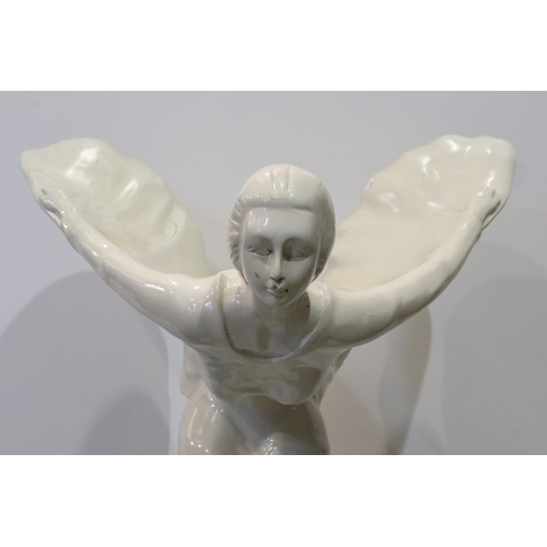 2093 - Very large composite figure of the 'Spirit of Ecstasy', H: 72cm. Not available for in-house P&P