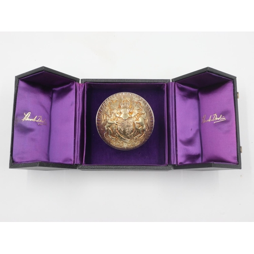 150 - Stuart Devlin silver gilt surprise orb from The Royal Silver Wedding, limited edition no.20. UK P&P ... 