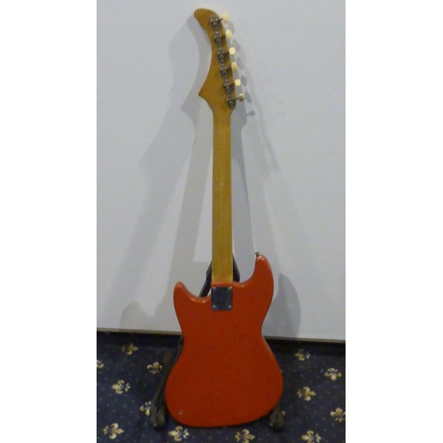 342 - 1960's Vox Ace guitar, 3 pickups, floating trem, some fretwork required. Not available for in-house ... 