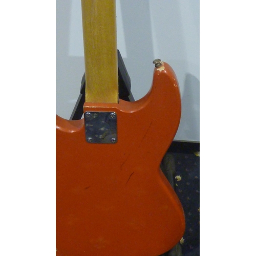 342 - 1960's Vox Ace guitar, 3 pickups, floating trem, some fretwork required. Not available for in-house ... 