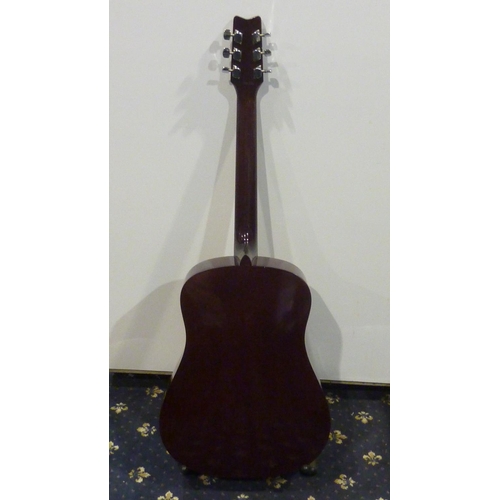 343 - Washburn D10N acoustic guitar. Not available for in-house P&P