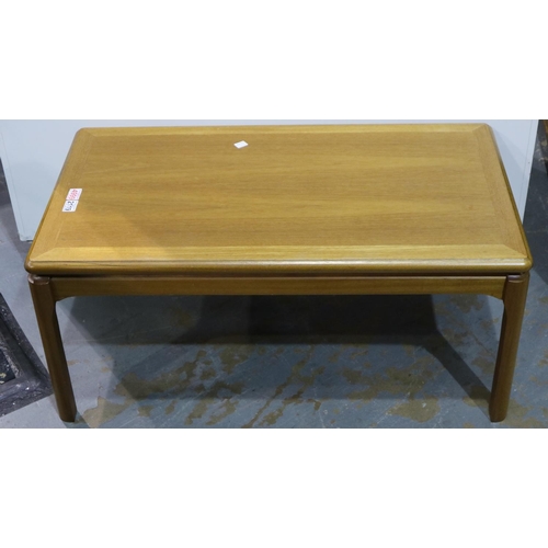 2119 - Nathan teak coffee table, 90 x 50 x 40 cm. Not available for in-house P&P