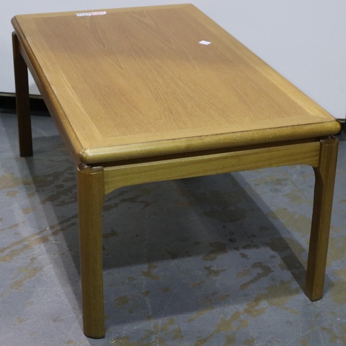 2119 - Nathan teak coffee table, 90 x 50 x 40 cm. Not available for in-house P&P