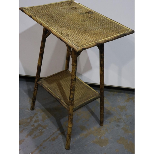 2123 - Late 19th/early 20th century bamboo framed table, 53 x 36 x 73 cm H. Not available for in-house P&P