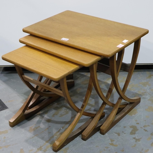 2125 - Nathan nest of three graduating tables. Not available for in-house P&P