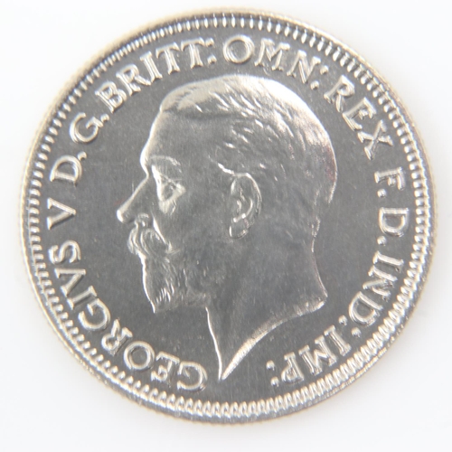 2045 - 1933 silver sixpence of George V - EF.  UK P&P Group 0 (£6+VAT for the first lot and £1+VAT for subs... 