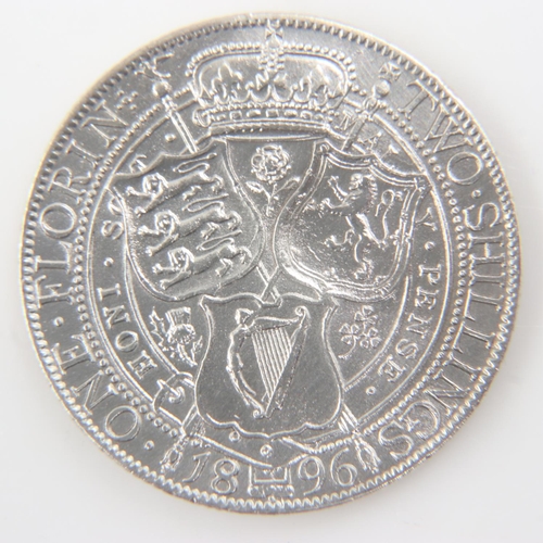 2069 - 1896 silver florin of Queen Victoria - VF.  UK P&P Group 0 (£6+VAT for the first lot and £1+VAT for ... 