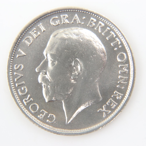 2077 - 1918 silver shilling of George V - gVF.  UK P&P Group 0 (£6+VAT for the first lot and £1+VAT for sub... 