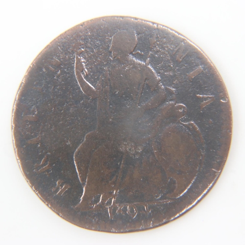 2086 - 1694 half penny of William and Mary - gF.  UK P&P Group 0 (£6+VAT for the first lot and £1+VAT for s... 