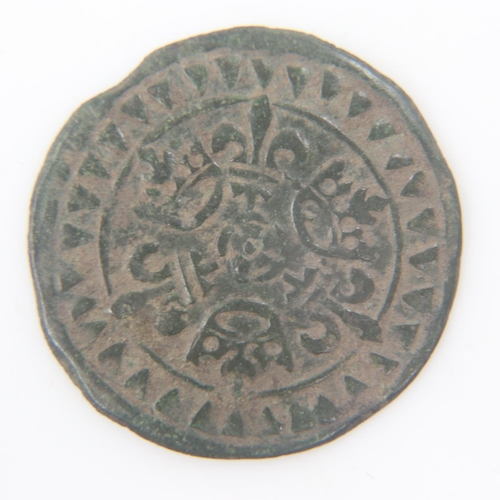 2093 - 16th century Nuremburg jeton, rose and orb issue.  UK P&P Group 0 (£6+VAT for the first lot and £1+V... 