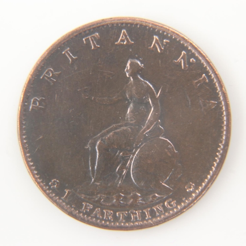 2110 - 1799 farthing of George III - aVF toned.  UK P&P Group 0 (£6+VAT for the first lot and £1+VAT for su... 