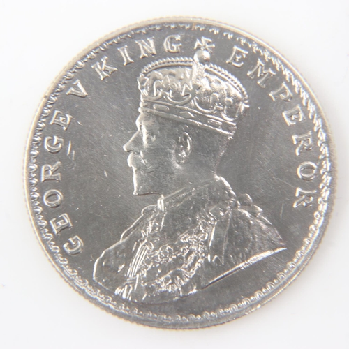 2123 - 1917 India silver rupee of George V - gVF.  UK P&P Group 0 (£6+VAT for the first lot and £1+VAT for ... 