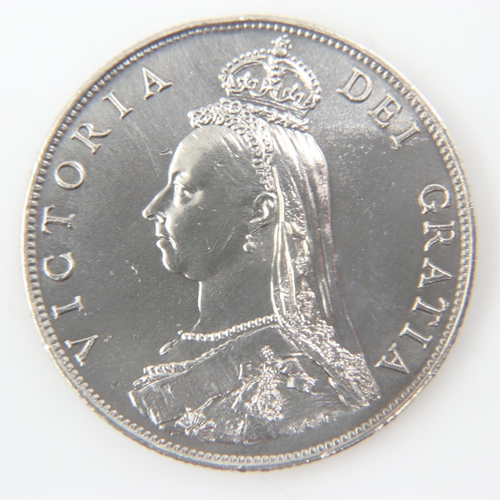 2124 - 1887 silver florin of Queen Victoria - EF.  UK P&P Group 0 (£6+VAT for the first lot and £1+VAT for ... 