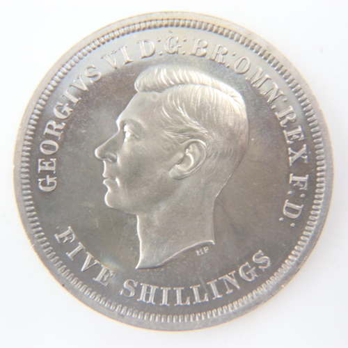 2156 - 1951 Festival of Britain crown of George VI with blue tone - UNC. UK P&P Group 0 (£6+VAT for the fir... 