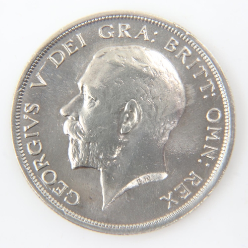 2164 - 1916 silver half crown of George V - VF.  UK P&P Group 0 (£6+VAT for the first lot and £1+VAT for su... 