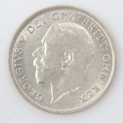 2176 - 1916 silver sixpence of George V - nEF.  UK P&P Group 0 (£6+VAT for the first lot and £1+VAT for sub... 