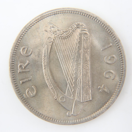 2191 - 1964 Irish half crown, horse and harp issue - gVF.  UK P&P Group 0 (£6+VAT for the first lot and £1+... 